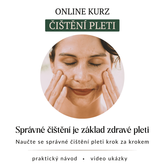 Online kurz Čištění pleti